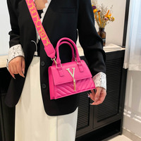 Sac à main en PU texturé pour femmes, mini sac à bandoulière matelassé, poignée supérieure, élégant sac messager, sacs bandoulière pour femmes
