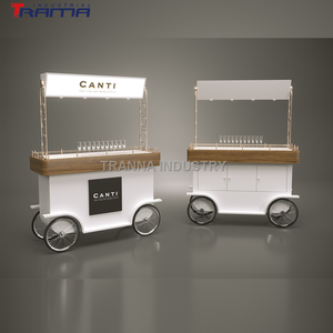 Gelato Ice Food Vending Carts Unique Metal Street Lottery Mobile <b>Car</b> With Window - Product Image 4