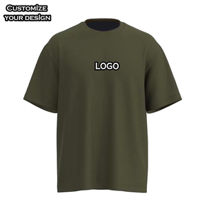 OEM nuevo diseño personalizado impreso al por mayor <span class=keywords><strong>ropa</strong></span> <span class=keywords><strong>de</strong></span> impresión <span class=keywords><strong>de</strong></span> su <span class=keywords><strong>marca</strong></span> camisetas <span class=keywords><strong>de</strong></span> los hombres 100% algodón 180Gsm peso pesado con patrón - Product Image 3