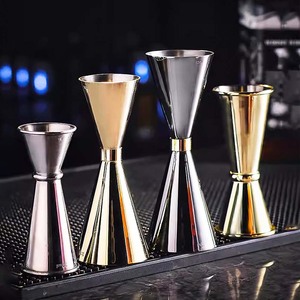 Custom Logo High Quality <strong>Alcohol</strong> <strong>Measuring</strong> <strong>Cup</strong> Stainless Steel Double Cocktail Jigger <strong>Cup</strong> for Bar Drink Party Bartender Tools - Product Image 4