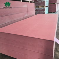 Panneaux MDF/HDF ignifuges 18 mm, feuilles de contreplaqué FR-MDF résistantes au feu pour meubles d'hôtel, murs, plafonds et cloisons de centres commerciaux