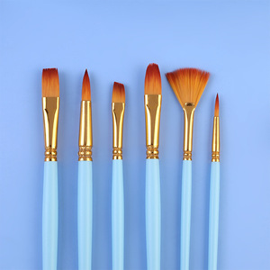 Juego de 12 Pinceles de Acuarela con Mango de Madera y Nylon para Artistas, Venta al Por Mayor - Product Image 3