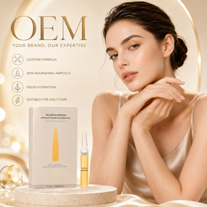 Private Label Refreshing Facial Ampoule Concentrate Moisturizing Skin Care <b>Serum</b> Custom Packaging - Product Image 2