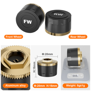 ระบบตรวจสอบแรงดันลมยางรถจักรยานยนต์แบบไร้สาย TPMS ตรวจสอบแรงดันลมยางแบบเรียลไทม์ พร้อมเซ็นเซอร์ภายนอก 2 ตัว ระบบ TPMS สำหรับมอเตอร์ไซค์ - Product Image 3