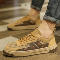 Sepatu Sneakers Baru Grosir Langsung dari Pabrik untuk Musim Semi, Sepatu Sneakers Bermotif untuk Pria, Sepatu Sneakers Kasual Outdoor Desainer Pria