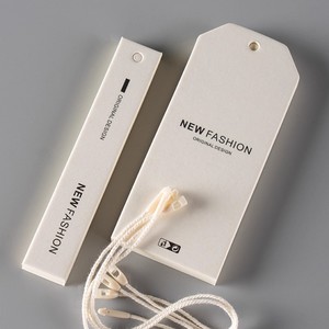 Cao Cấp Dày Giấy Hangtag Quần Áo Thời Trang Nhãn Và Hangtags Sang Trọng Chất Lượng Cao May Mặc Treo Thẻ Cho Quần Jean - Product Image 3