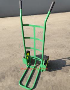 Carro de mano de entrega de <span class=keywords><strong>100kg</strong></span>, camión de saco de mano plegable con dos ruedas sólidas, carros de herramientas para un transporte conveniente - Product Image 2