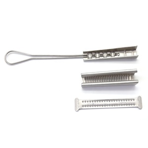 <span class=keywords><strong>Pince</strong></span> à fil téléphonique en acier inoxydable pinces de suspension de câble électrique - Product Image 2