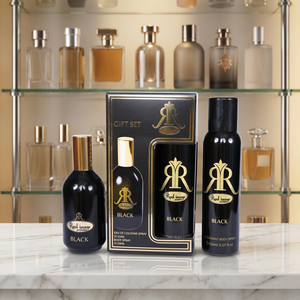 Coffret cadeau Nayaab Perfumes Black (EDC Spray 120ml et Déodorant 150ml) Parfums unisexes de luxe, longue tenue - Product Image 4