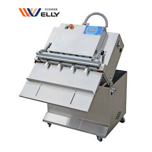 Comercial totalmente automático carne seca fecha Palma repollo frutas y verduras pequeña máquina de envasado al vacío para la venta - Product Image 2