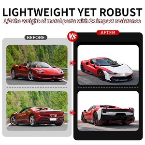 ชุดแต่งตัวถังคาร์บอนไฟเบอร์แท้สำหรับ Ferrari 296 GTB รุ่น Spec Style ฝากระโปรงหน้า สปอยเลอร์หน้า ดิฟฟิวเซอร์ สเกิร์ตข้าง ขายส่งจากโรงงาน - Product Image 2