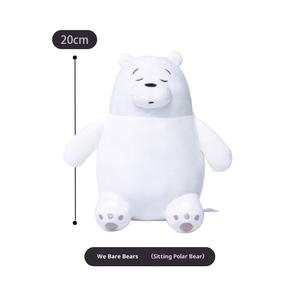 Notre ours nu en <span class=keywords><strong>peluche</strong></span> mignon oreiller poupée soulagement du Stress Super doux en <span class=keywords><strong>peluche</strong></span> pour princesse cadeau ornements en gros nous ours nus - Product Image 5