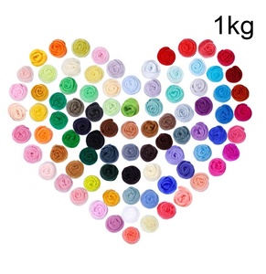 Vente en gros bon marché en vrac 100% <span class=keywords><strong>laine</strong></span> fil bricolage matériel artisanal <span class=keywords><strong>laine</strong></span> Fiber rodage - Product Image 2
