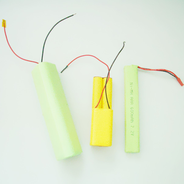 Customized Ni-MH AA AAA 2600mAh AA Rechargeable Battery  1.2v 2.4v 3.6v 4.8v 6v 7.2v 9.6v 12v