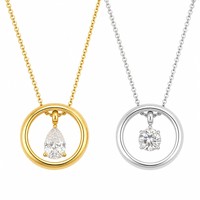 Collier pendentif plaqué or 18 carats en acier inoxydable, sans ternissement, pour femmes, vente en gros, prêt à expédier