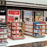 Meubles d'affichage de magasin de tabac haut de gamme étagères de magasin de fumée CBD sur mesure