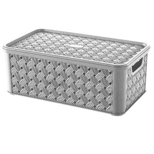 Caja de Almacenamiento de Plástico Mediana ARIANNA, 4 Litros, Blanca - Product Image 1