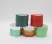 Maßgefertigte 30g 50g 80g Farbige Mattierte Hautpflege-Gesichtscreme-Gläser Kosmetikdosen mit Deckeln für Kosmetik- und Lebensmittelaufbewahrung