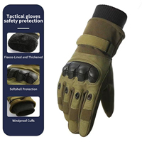 Guantes de Motociclismo para Invierno, Cálidos, con Pantalla Táctil, Guantes Completos para Hombre, Protección para Caza, Esquí y Escalada