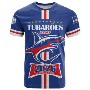 Camiseta de Fútbol de Cabo Verde para la Copa Mundial de Fútbol 2026, Estampado de Campeón de Cabo Verde, Camiseta de Fútbol Masculina de Malla de Manga Corta - Product Image 1