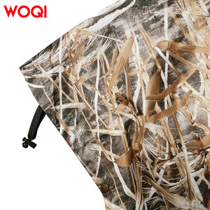 Imperméable camouflage Woqi avec capuche, poncho imperméable, softshell unisexe adulte, vêtements de chasse, pêche, randonnée, camping - Product Image 2