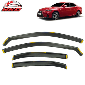 Déflecteurs de vitres latérales en PC pour Lexus IS200t IS250 IS300 IS350 14-20 – Protection des vitres de portières de voiture - Product Image 1