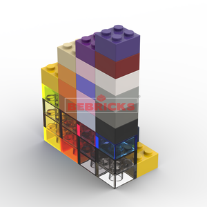 BEBRICKS Série de pièces de construction 3003 Briques 2x2 Blocs de construction Jouet Pièce de base MOC Ensemble de plaques pour garçons et filles Créer - Product Image 4