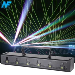 NewFeel dj laser light disco stage lighting 1000mw rgb laser diode 6 eyes scanner bar laser 6w