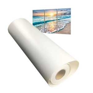 Rollo de <span class=keywords><strong>lienzo</strong></span> de impresión digital de <span class=keywords><strong>gran</strong></span> <span class=keywords><strong>formato</strong></span> para impresión de inyección de tinta 260g poliéster - Product Image 5