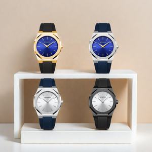 Reloj de Pulsera BESSERON para Hombre, de Lujo, Minimalista, de Acero Inoxidable, Resistente al Agua 5BAR, Cronógrafo Luminoso, Deportivo, de Cuarzo Miyota - Product Image 1