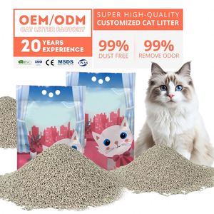 ทรายแมวเบนโทไนต์ทรงกลม OEM ฝุ่นน้อย เม็ดละเอียด จับตัวเป็นก้อนทันที พร้อมคุณสมบัติควบคุมกลิ่นได้อย่างมีประสิทธิภาพ - Product Image 1