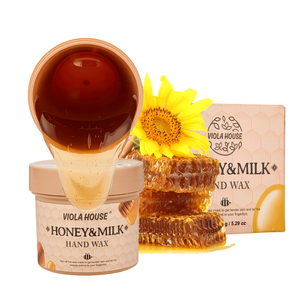 VIOLA HOUSE Masque exfoliant hydratant pour les <span class=keywords><strong>mains</strong></span> au lait et au miel, soin blanchissant et adoucissant pour les <span class=keywords><strong>mains</strong></span> <span class=keywords><strong>sèches</strong></span> et rugueuses - Product Image 1