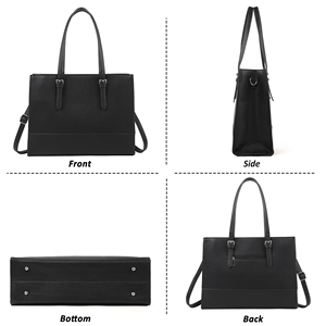 Custom Logo Waterproof Pu Leather Large Luxury 15.6 Inch Laptop <strong>Computer</strong> Tote <strong>Bag</strong> for Women Business Office Work Shoulder <strong>Bag</strong> - Product Image 6