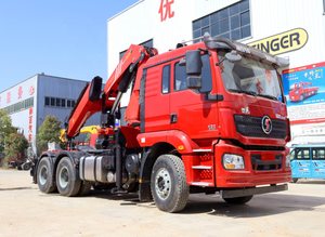 סין חדש Shacman טרקטור ראש משאית עם מנוף Palfinger 20Ton 25Ton 30Ton הידראולי Knuckle ום מנוף על מכירה - Product Image 3