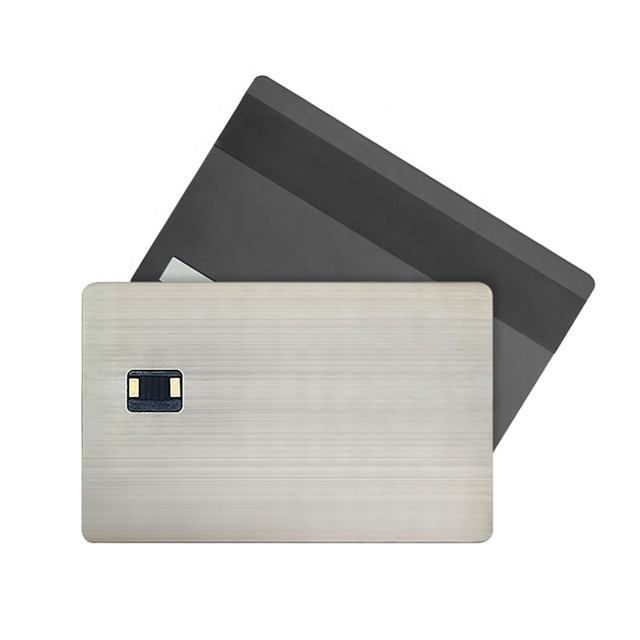 Dual Interface Digital Blank RIFD Contactless Metal Credit Card