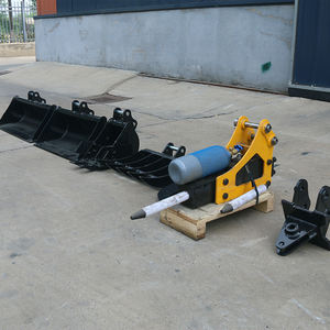 Quebrando Concreto Com Martelo Escavadeira Martelo De Demolição De Disjuntor Hidráulico Escavadeira - Product Image 5