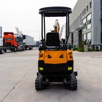 Mini-excavatrice nouvelle génération de 1,8 tonne (1800 kg) pour travaux agricoles, vergers, location et construction, certifiée EPA CE Euro 5, mini-excavatrice de 1,5 tonne