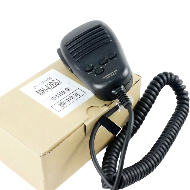Car Radio Omni-directional Light-weight Metal Noise Cancelling Handheld Microphone MH-42B6J for FT-450 FT-817 FT-857 FT-897