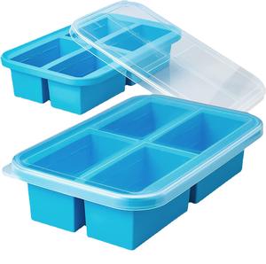 Scultura Decorativa Rettangolare in Silicone a 4 Celle con Coperchio, Grado Alimentare, Durevole, Polimerizzazione a Freddo, <span class=keywords><strong>Arte</strong></span> e Oggetto da Collezione per Arredamento Casa - Product Image 1