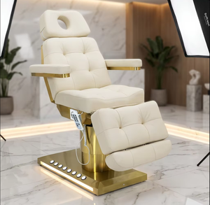 New 2026 Modern Luxury 4-Motor <b>Electric</b> Beauty Bed - Medical Grade Lash Bed with Foot Control for Upscale Spa Medical Treatment - Product Image 2