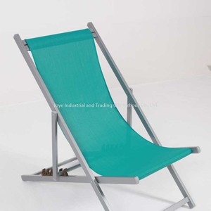 Silla Plegable Reclinable de Diseño Moderno Leisure Texslin con Respaldo Ajustable, Silla de Metal para Exteriores, Playa, Piscina, Hotel - Product Image 3