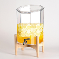 Groothandel Grote Capaciteit 12L PC Drankdispenser met Kraan voor Koud Sap Fruitthee Cola Citroenwater Commercieel Hotelgebruik