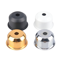 Accessoire d'éclairage DIY E27, base de lampe en fer électroplaqué 46*31mm, couvercle décoratif de protection, support de douille pour lampe de table