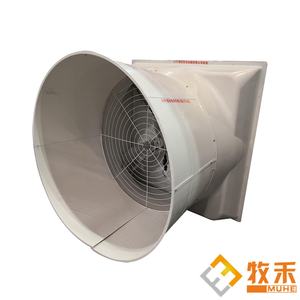 MHG-1060พัดลมไฟเบอร์กลาสติดผนังแบบหลายใบพัดพลังงานลมสูงเสียงรบกวนต่ำ380V แหล่งจ่ายไฟฟ้ารองรับการปรับแต่ง ODM - Product Image 5