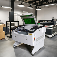 Machines de gravure et de découpe laser CO2 KEHUI 80W 100W 700*500mm pour plastique, verre, cuir, bois, caoutchouc, compatibles DXF AI BMP
