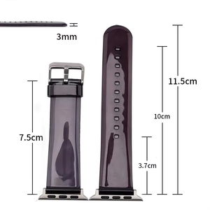 <span class=keywords><strong>Correa</strong></span> transparente para <span class=keywords><strong>reloj</strong></span> de pulsera, funda transparente para <span class=keywords><strong>Apple</strong></span> <span class=keywords><strong>Watch</strong></span> con funda de TPU - Product Image 5