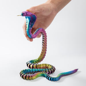 Nhà Máy Bán Hàng Trực Tiếp <span class=keywords><strong>3D</strong></span> Dịch Vụ In Ấn Rắn Hổ Mang Bất Ngờ Đồ Chơi Kỳ Lạ Linh Hoạt Động Vật Đồ Chơi Cho Món Quà Cho - Product Image 2