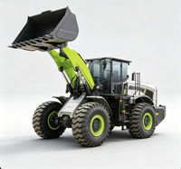 Chargeuse sur pneus grande taille ZWL75G de Chine, force de rupture maximale de 210 kN, godet optionnel de 3,5-7 m³ pour projets de manutention de matériaux en vrac sur sites miniers