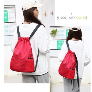Drawstring Backpack <b>Bags</b> Bulk Sports Cinch Sack Gym <b>String</b> <b>Bags</b> Machine Washable Heavy Duty <b>String</b> Backpack for Men Women - Product Image 4