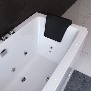 <span class=keywords><strong>Baignoire</strong></span> de trempage de massage en acrylique blanc de 1.70m Design rectangle moderne pour une utilisation en hôtel - Product Image 3